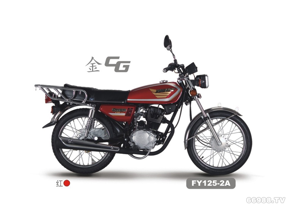 飛鷹FY125-2A 金CG摩托車跨騎車