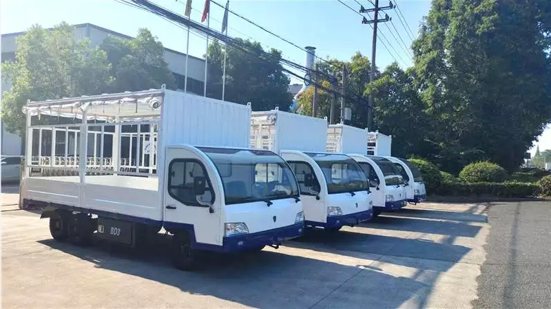 3噸電動平板車，工廠蓄電池搬運車