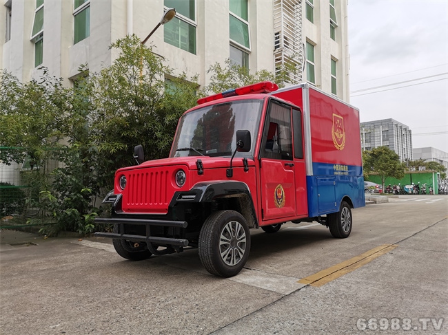 武昌四輪消防車，社區(qū)，工廠用微型電動(dòng)消防車